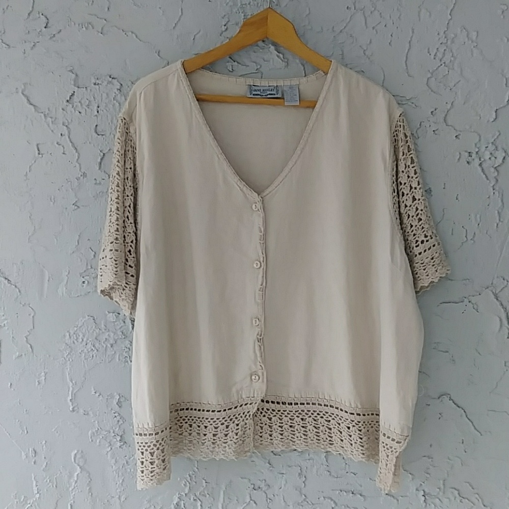 Tan Jane Ashley Top